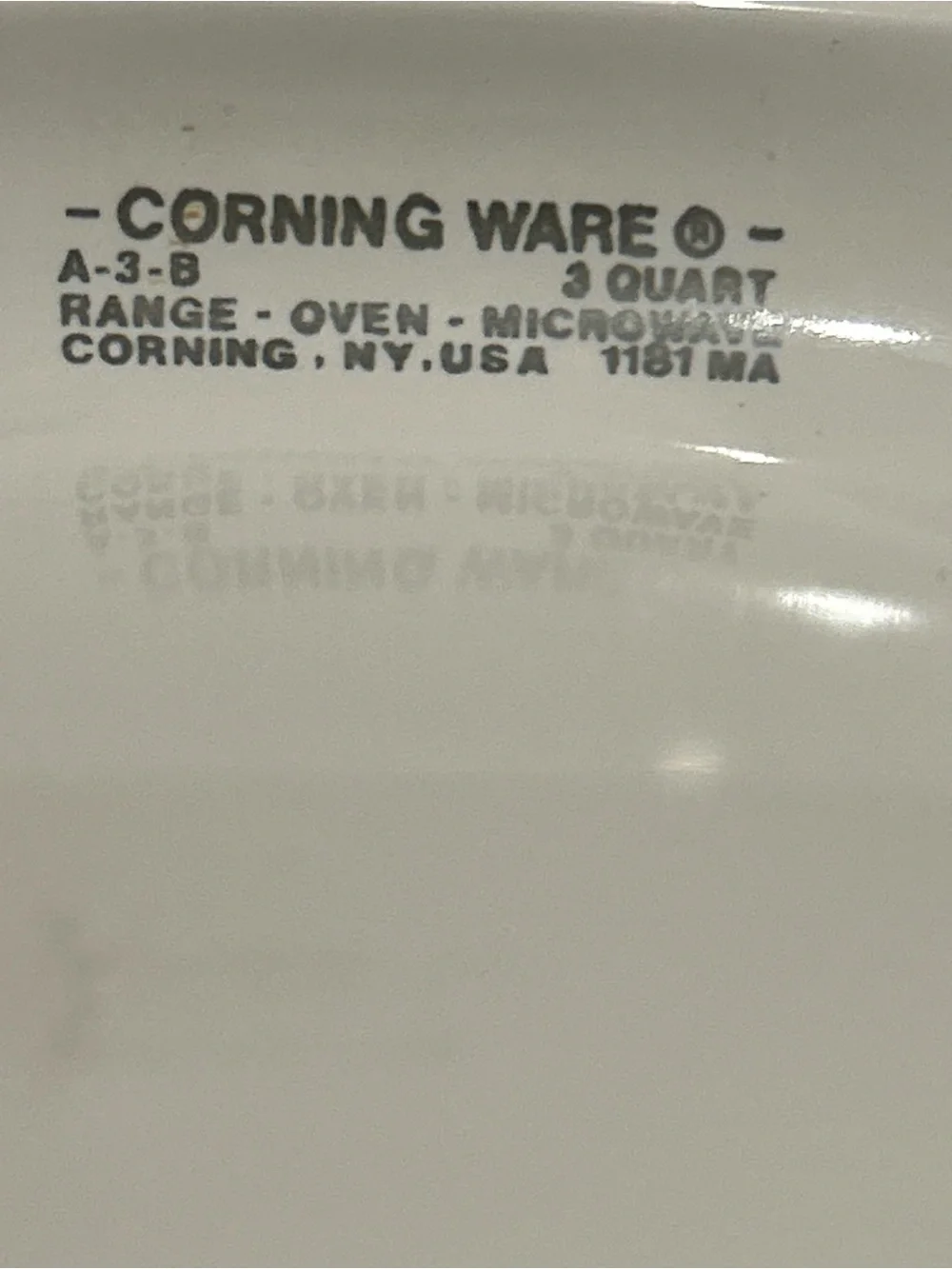 Vtg Corning Ware Blue Cornflower Casserole Dish